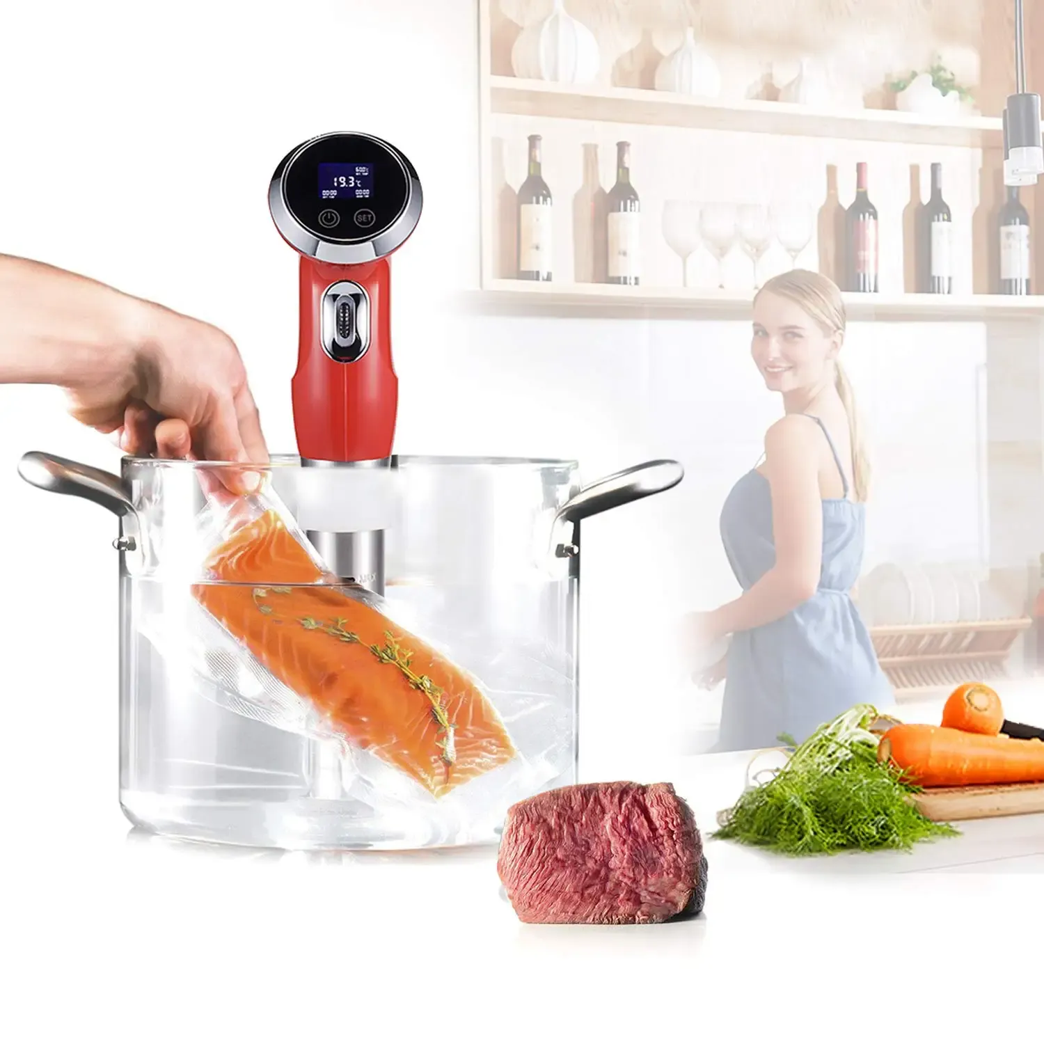 Sacs sous vide prêts à l'emploi