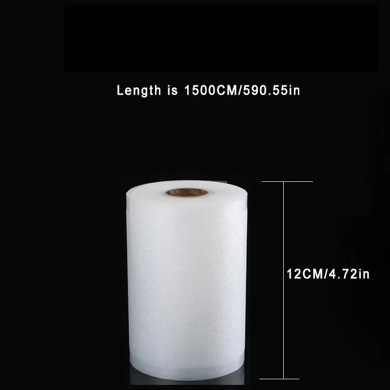 Sacs sous vide pour aliments, 12 à 28 cm, compatibles avec scelleuse sous vide 15