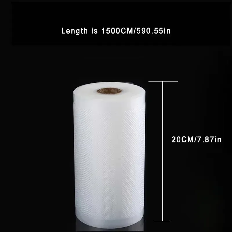 Sacs sous vide pour aliments, 12 à 28 cm, compatibles avec scelleuse sous vide 24