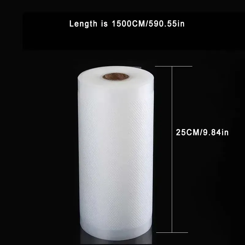Sacs sous vide pour aliments, 12 à 28 cm, compatibles avec scelleuse sous vide 18