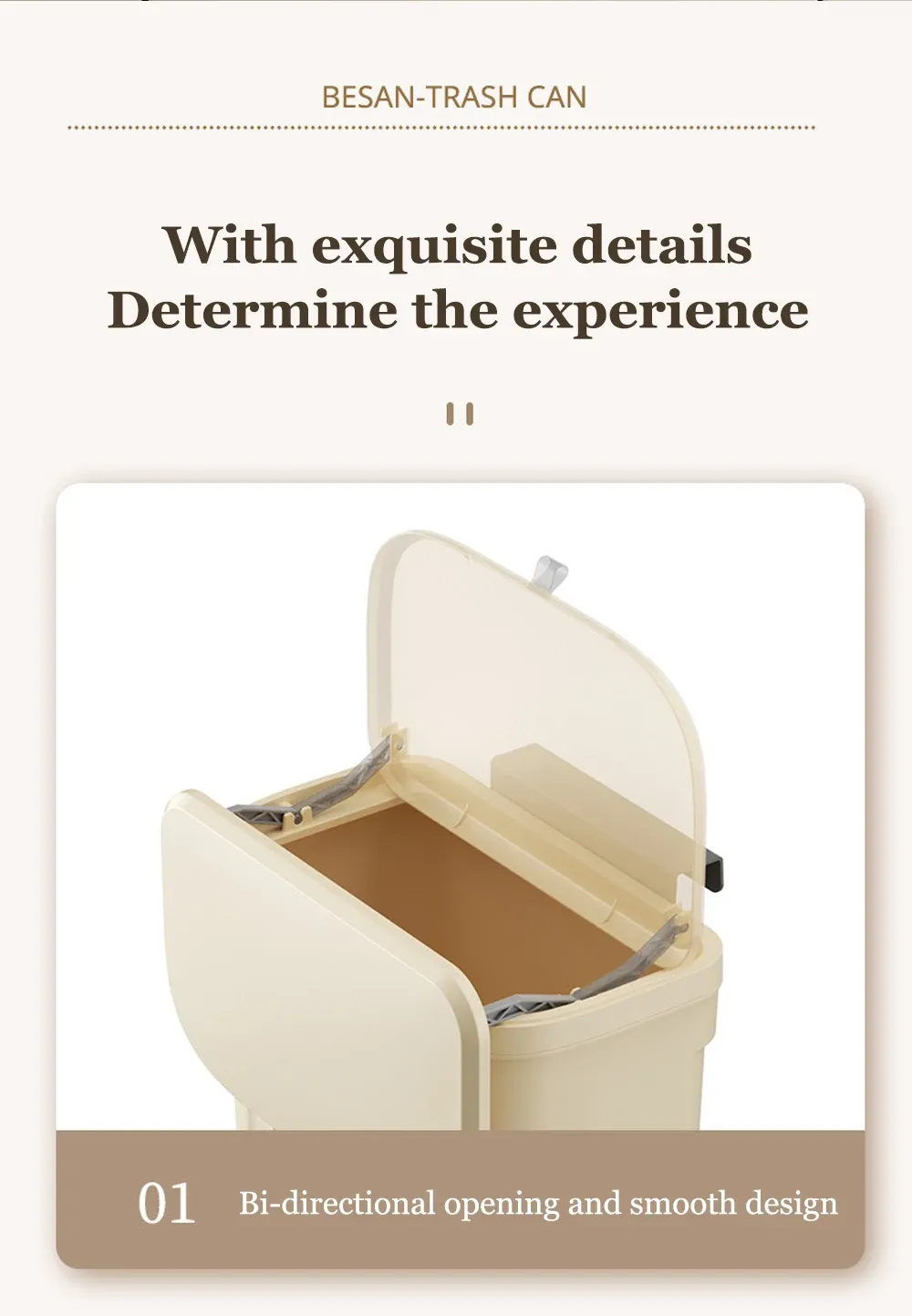 Poubelle utilisée en salle de bain