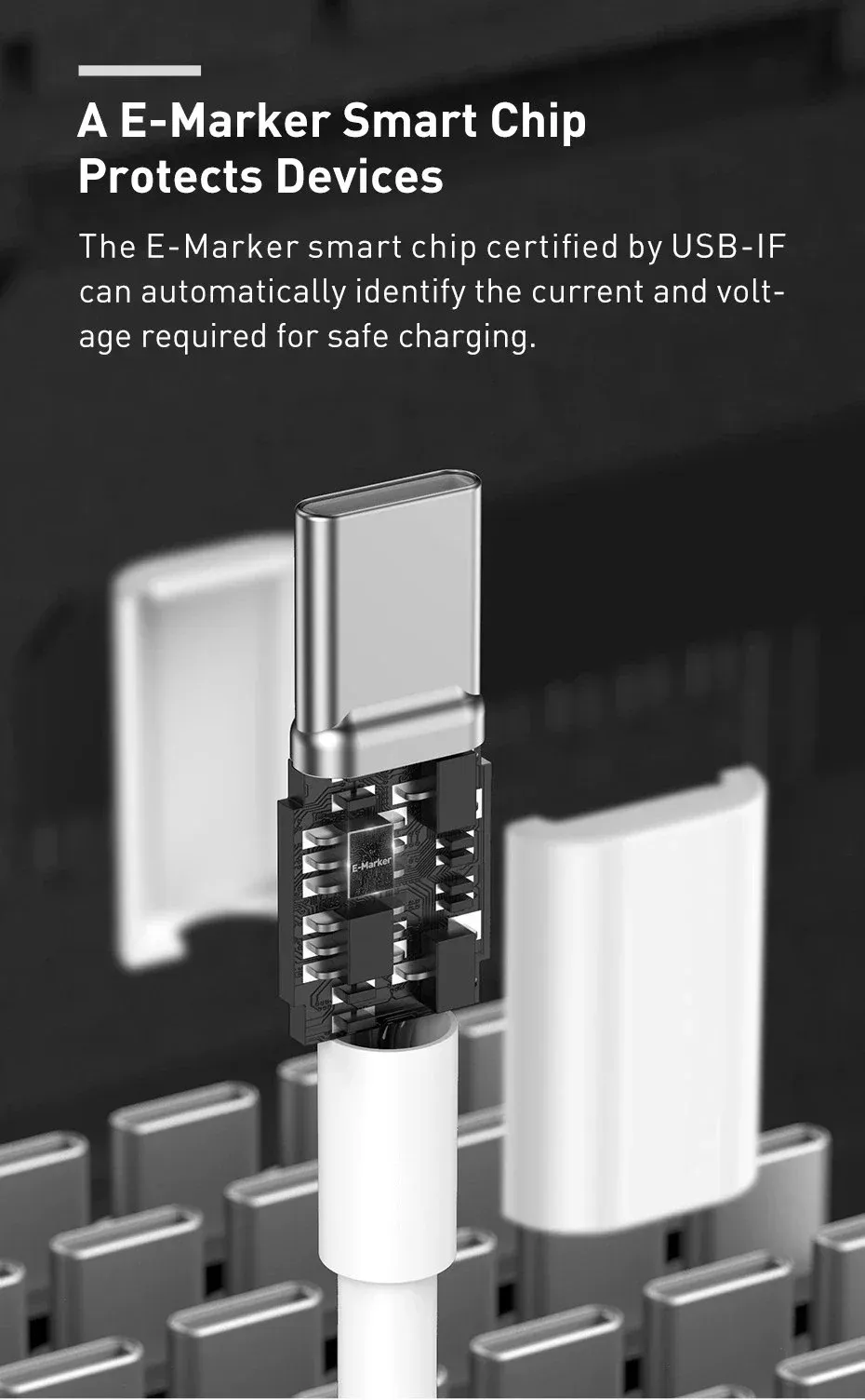 Câble de données USB-C pour transfert et charge