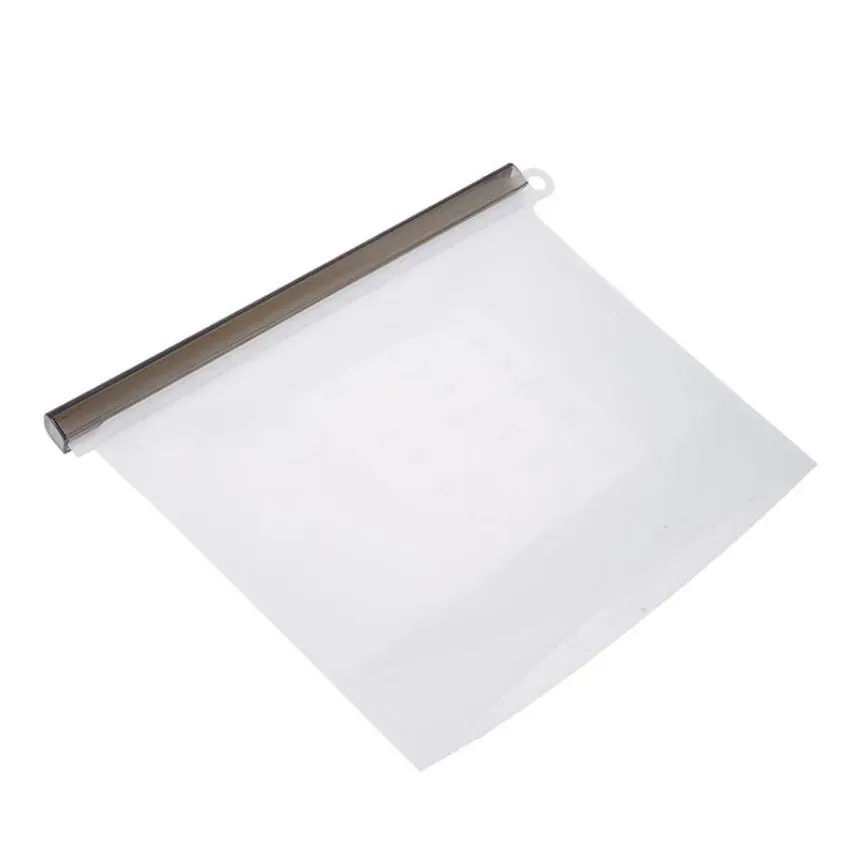 Sac de conservation réutilisable en silicone de qualité alimentaire, 1000 ml, pour déjeuner, sandwich, collation, liquides et congélation de fruits, avec fermeture éclair, 4 couleurs 10