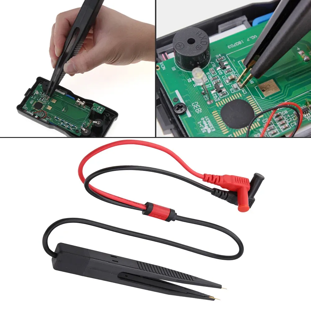 Pince de test SMD portable pour multimètre, stylo SMD, pince LCR pour mesure de condensateur et résistance 3
