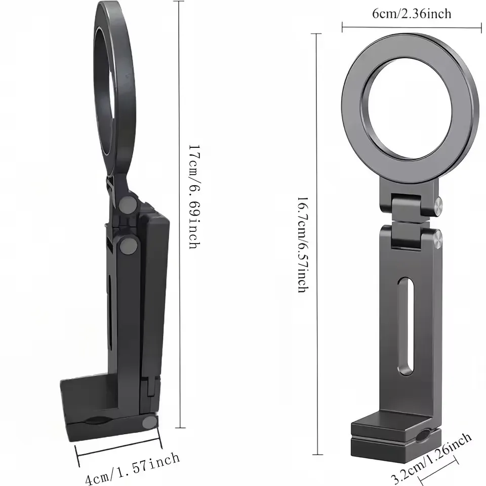 Support téléphone pliable pour création de contenu