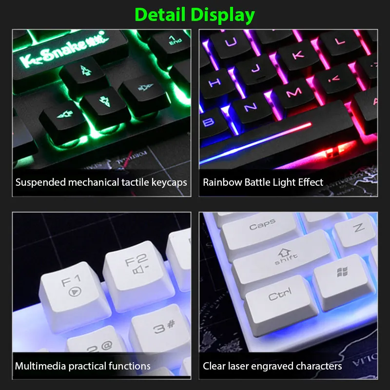 Détail du clavier KM320