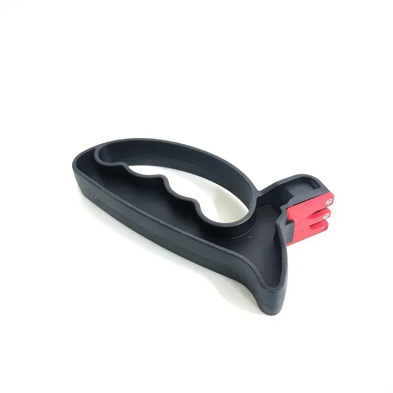 Affûteur ergonomique et léger pour couteaux et ciseaux, système à meulage en V pour droitiers, avec notice 2