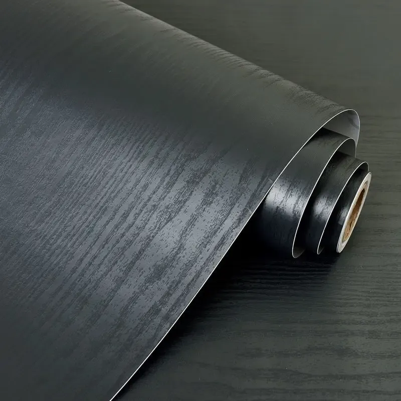 Autocollant bois effet grain en PVC imperméable et auto-adhésif, à décorer soi-même pour la rénovation de meubles et la décoration murale 34