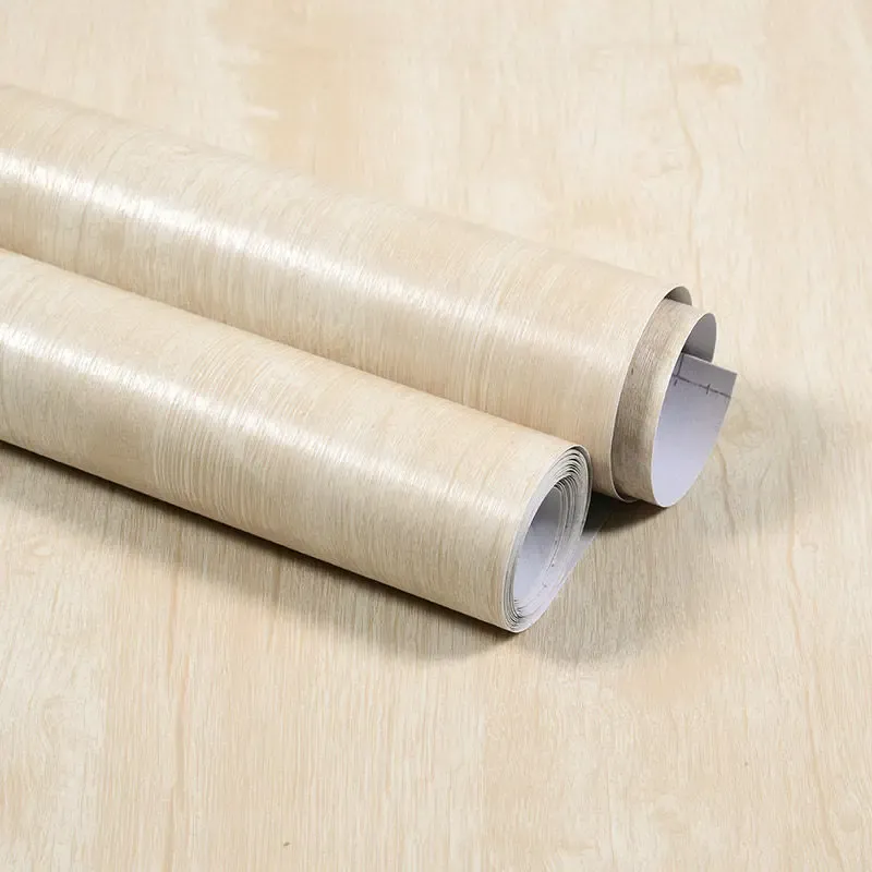 Autocollant bois effet grain en PVC imperméable et auto-adhésif, à décorer soi-même pour la rénovation de meubles et la décoration murale 12