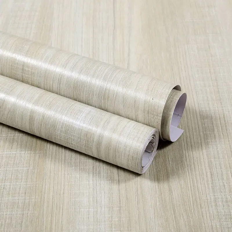 Autocollant bois effet grain en PVC imperméable et auto-adhésif, à décorer soi-même pour la rénovation de meubles et la décoration murale 15