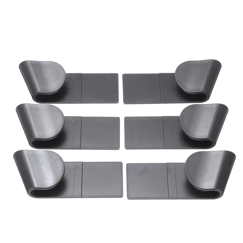 Support de couvercle de casserole auto-adhésif, lot de 6 ou 12, sans perçage, support de rangement en plastique pour cuisine 7
