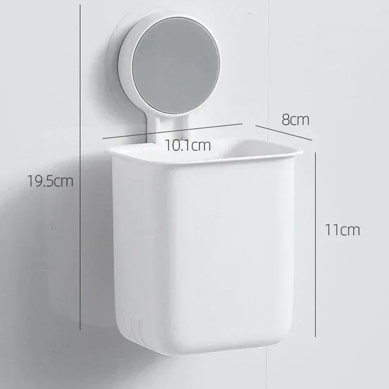 Support mural étanche pour brosse à dents portable, gobelet à dentifrice, étagère de rangement sans perçage, T1 6