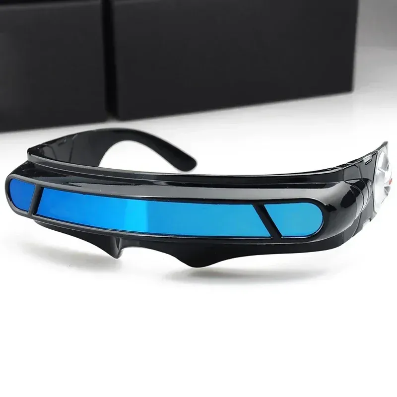 Lunettes de soleil polarisées Imagops X-Men Cosplay unisexes, monture en mémoire de forme, design bouclier 3