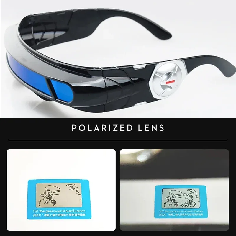 Lunettes de soleil X-Men Imagops, détail des branches