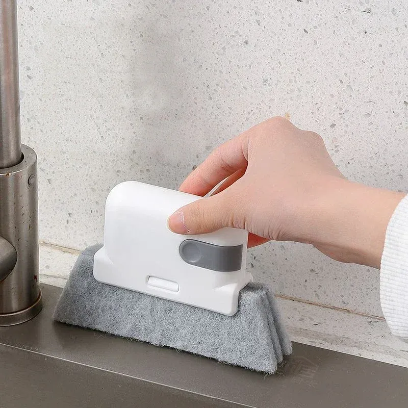 Brosse de nettoyage pour interstices et rainures de fenêtre, outil multifonction pour la maison 2