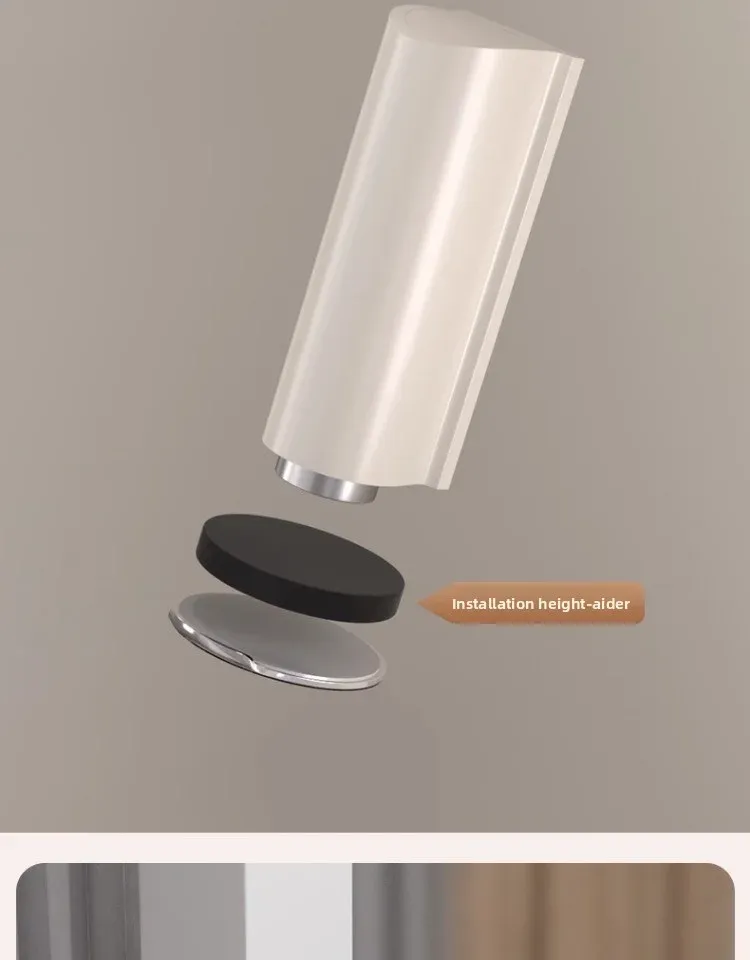 Butoir de porte magnétique, finition