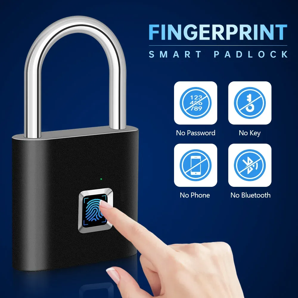Cadenas à empreinte digitale KERUI