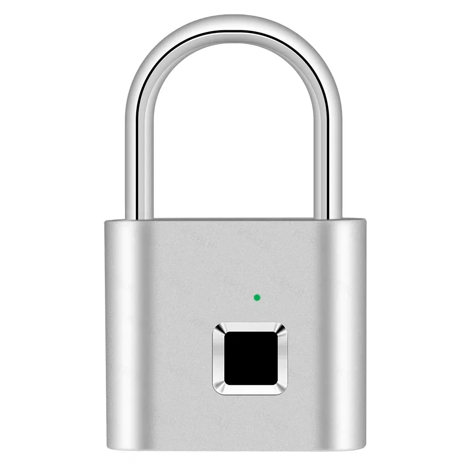 Cadenas à empreinte digitale vue détaillée