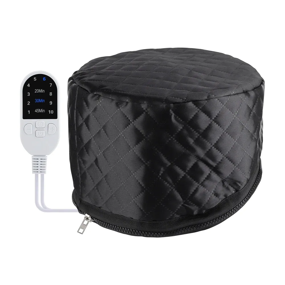 Bonnet chauffant pour cheveux, présentation produit