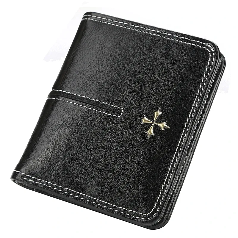 Mini portefeuille en cuir PU pour femme, porte-cartes fin, fermeture éclair 11