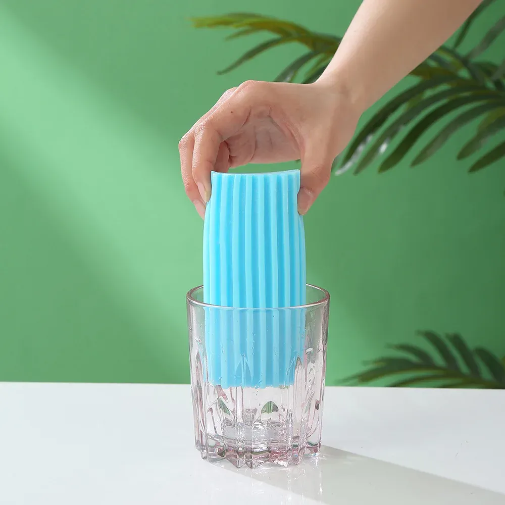 Éponge PVA utilisée sur une surface