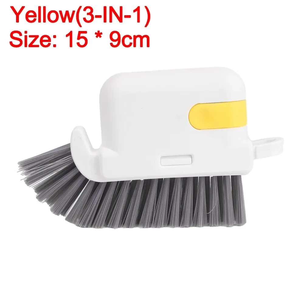 Brosse de nettoyage 3 en 1 pour rainures de fenêtre et rails de porte coulissante 9