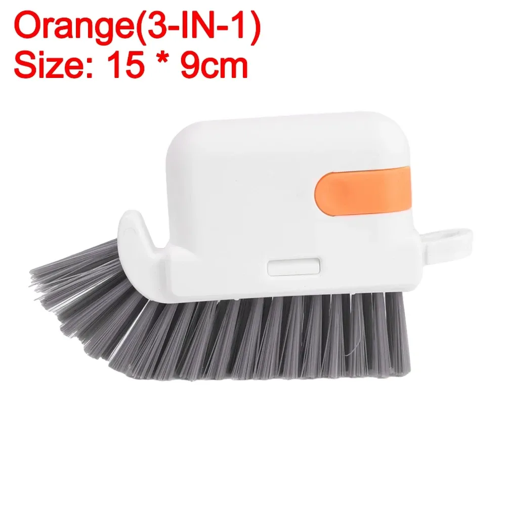 Brosse de nettoyage 3 en 1 pour rainures de fenêtre et rails de porte coulissante 8