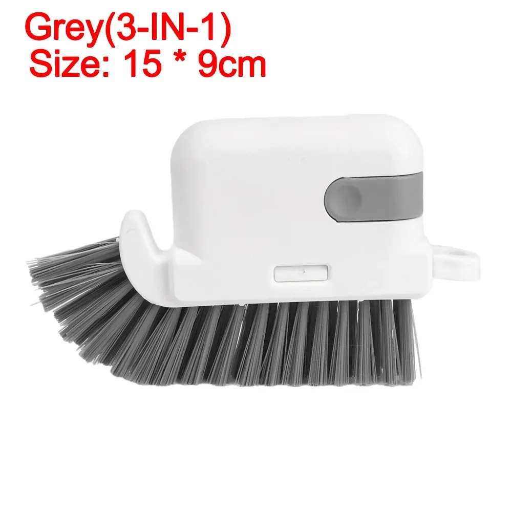 Brosse de nettoyage 3 en 1 pour rainures de fenêtre et rails de porte coulissante 7