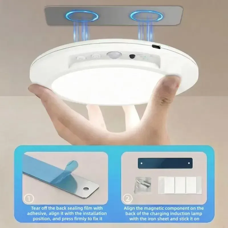 Lampe magnétique utilisée dans un vestiaire