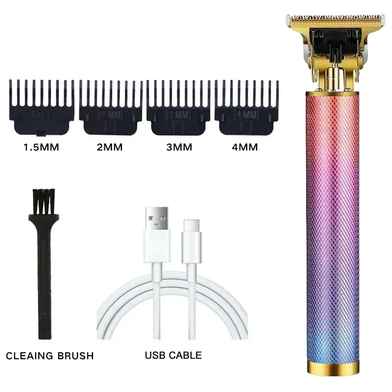 Tondeuse à cheveux électrique sans fil pour hommes, rasoir portable pour barbier, chargeur rapide USB, pour coiffure 11