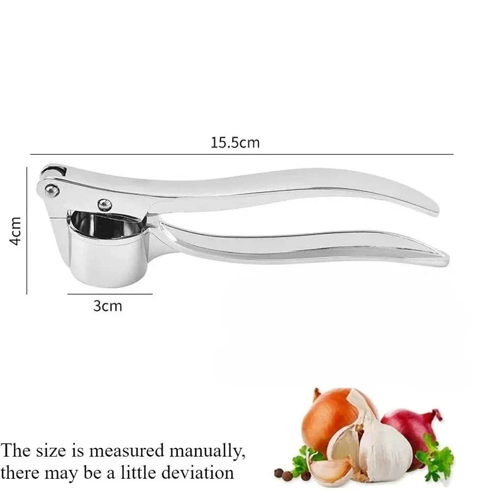 Presse-ail en acier inoxydable en cuisine