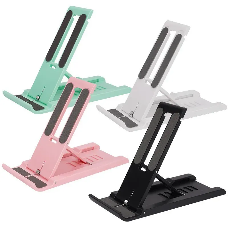 Support de bureau pliable et portable pour téléphone et tablette, compatible iPad, iPhone et Samsung Galaxy S23