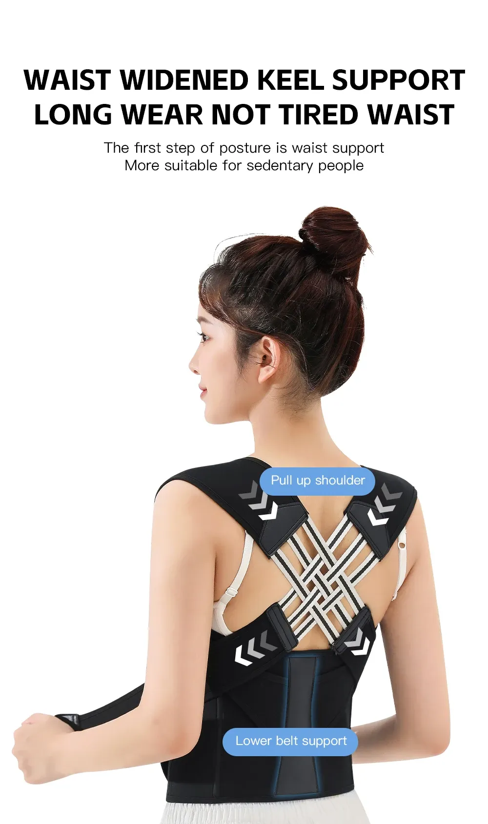 Correcteur de posture dorsal en situation