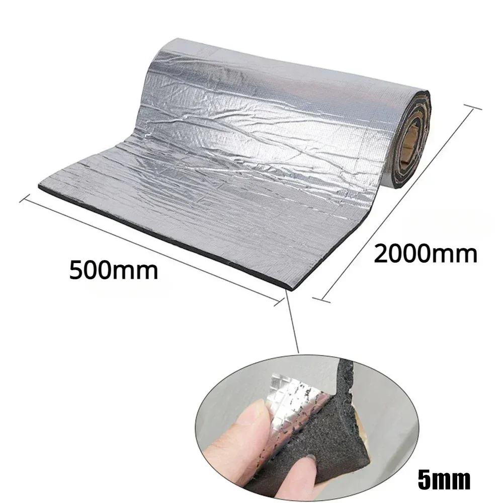 Tapis insonorisant pour voiture 200 x 50/40 x 25 cm, isolation phonique et thermique, mousse à cellules fermées pour capot, accessoire automobile 7