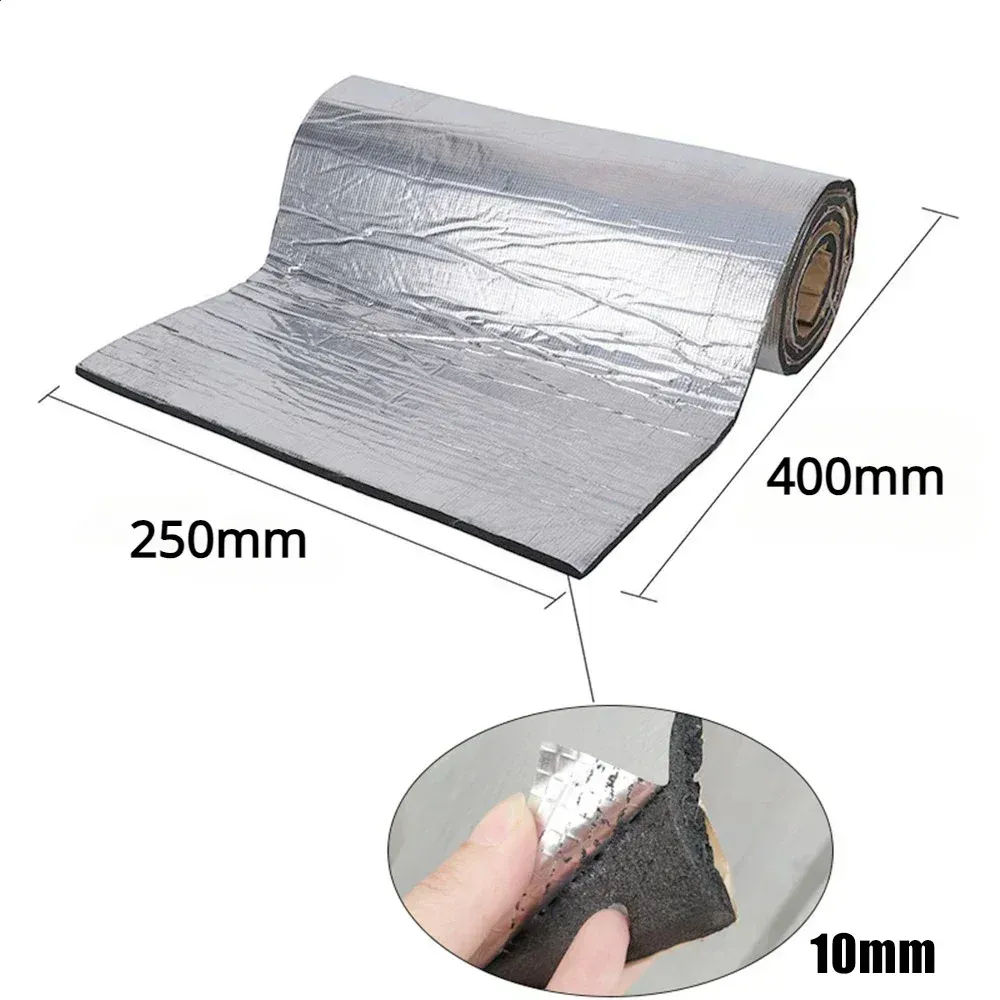 Tapis insonorisant pour voiture 200 x 50/40 x 25 cm, isolation phonique et thermique, mousse à cellules fermées pour capot, accessoire automobile 8