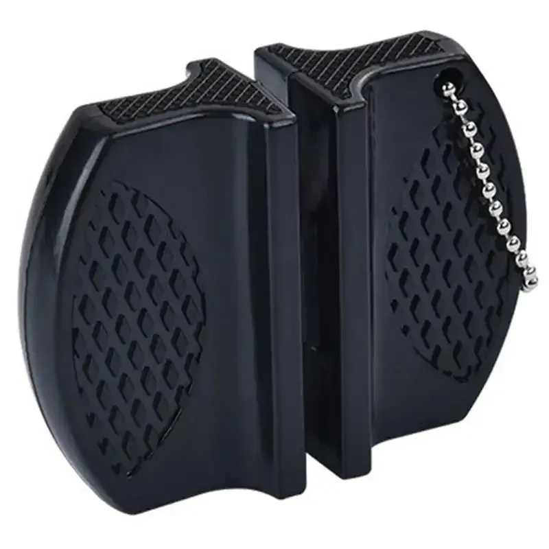 Mini aiguiseur de couteaux double face, outil portable pour l'extérieur et la cuisine, pour un affûtage rapide des couteaux 8