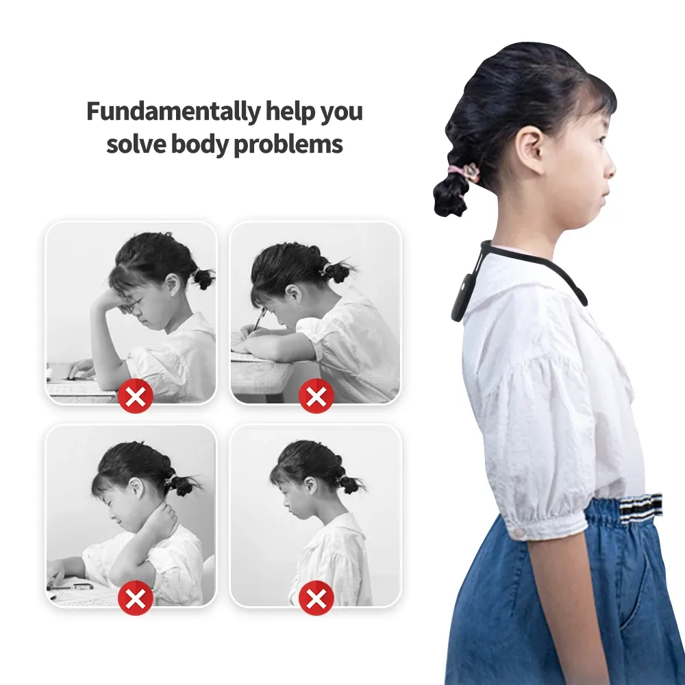 Correcteur de posture porté au dos