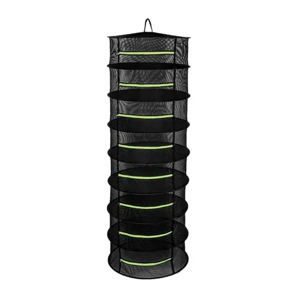 Filet de séchage suspendu pour herbes et poissons, 2 à 8 couches, support pliable 8
