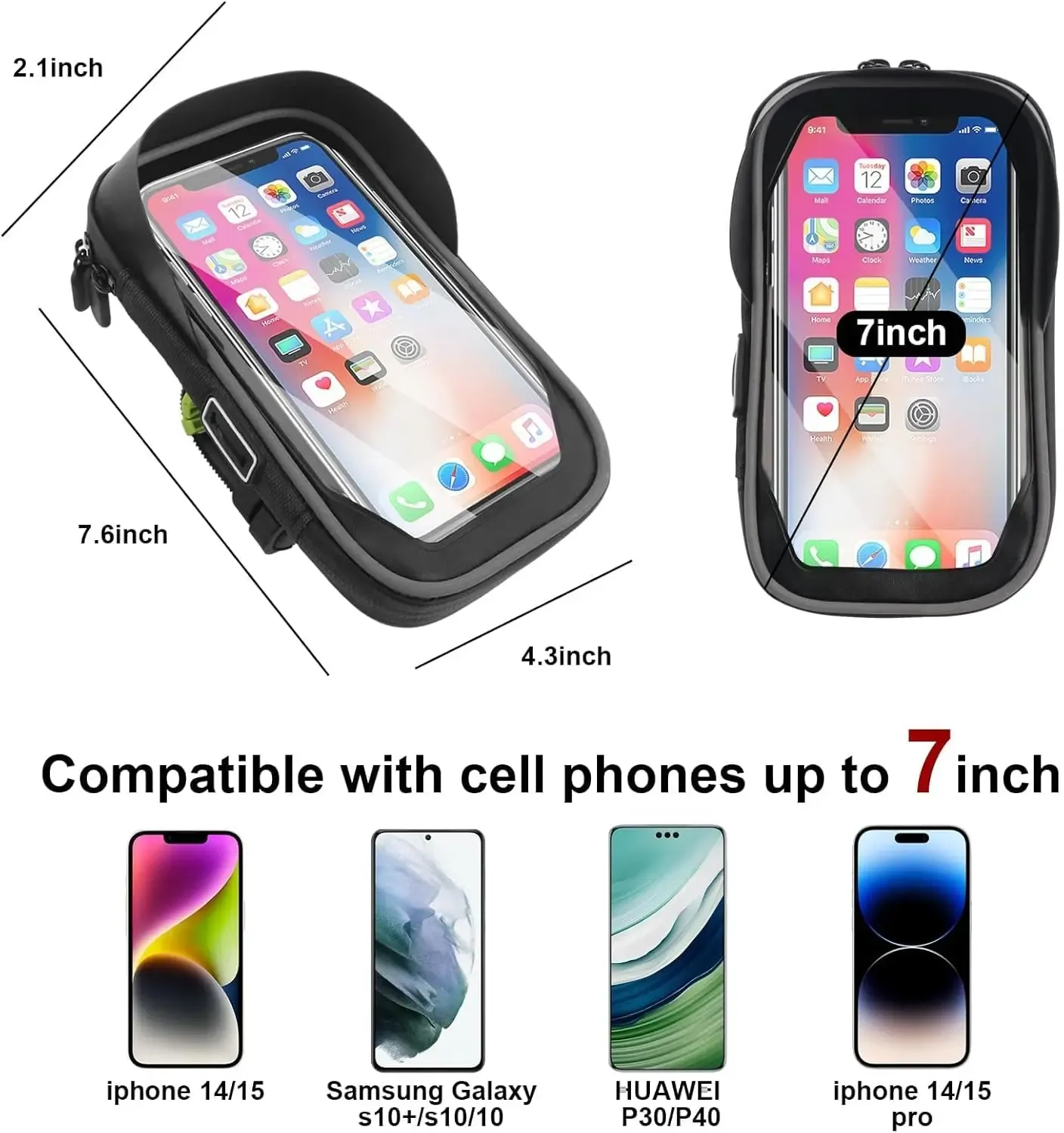 Support de téléphone pour vélo monté sur guidon