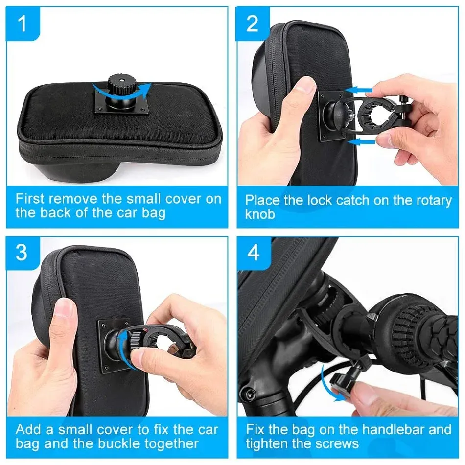 Support de téléphone pour vélo, finitions détaillées