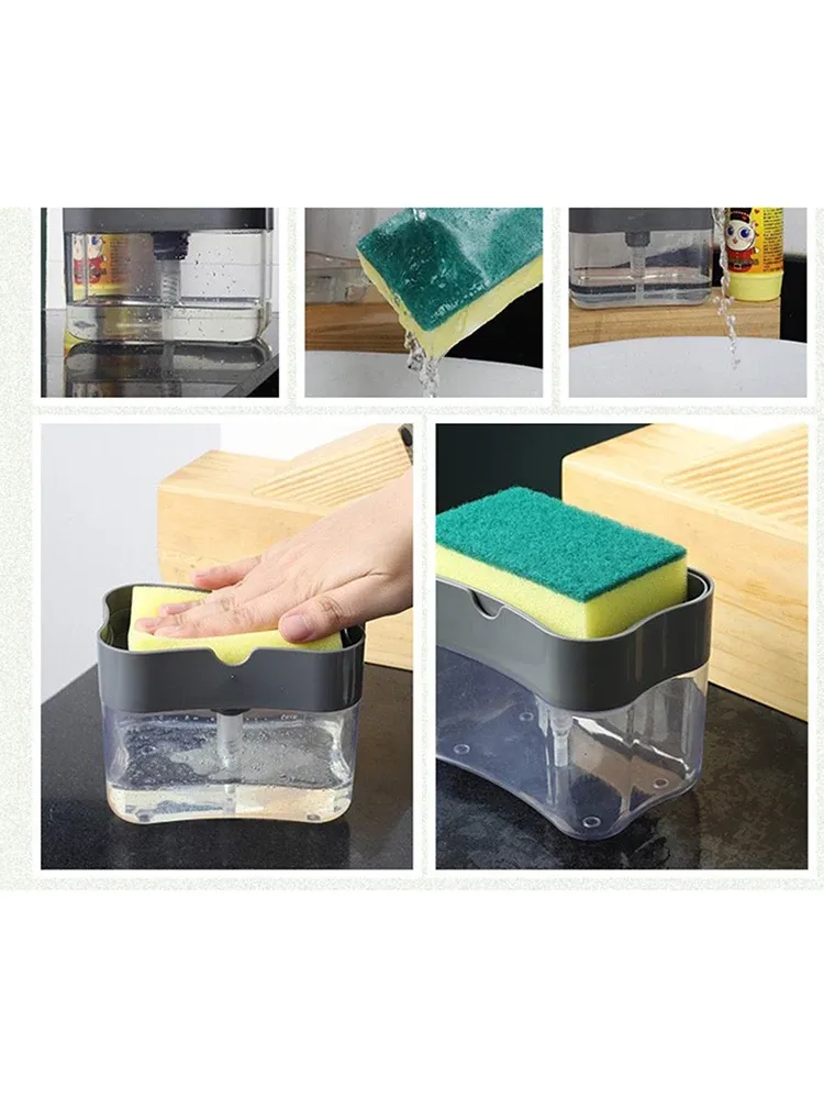 Distributeur de savon automatique, intégration dans l'évier