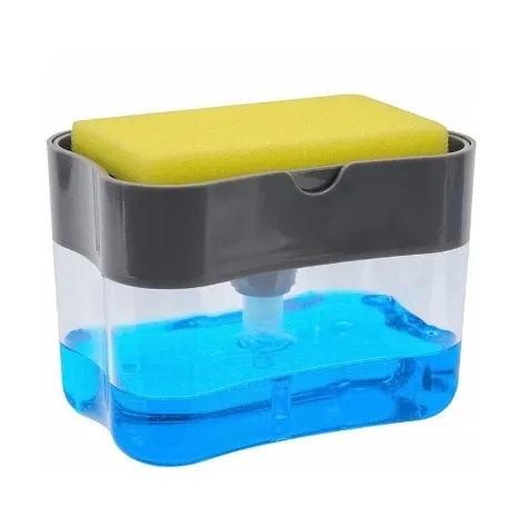Distributeur automatique de liquide de style cuisine avec brosse de nettoyage pour vaisselle et ustensiles, pompe à savon 8