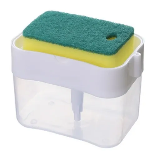 Distributeur automatique de liquide de style cuisine avec brosse de nettoyage pour vaisselle et ustensiles, pompe à savon 7
