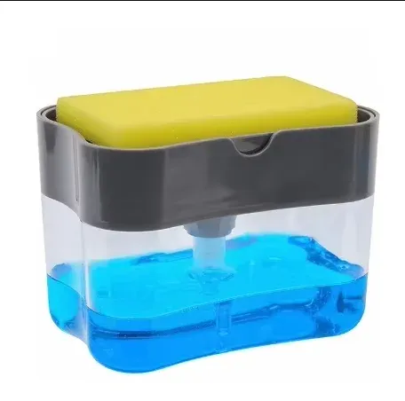 Distributeur automatique de liquide de style cuisine avec brosse de nettoyage pour vaisselle et ustensiles, pompe à savon 9