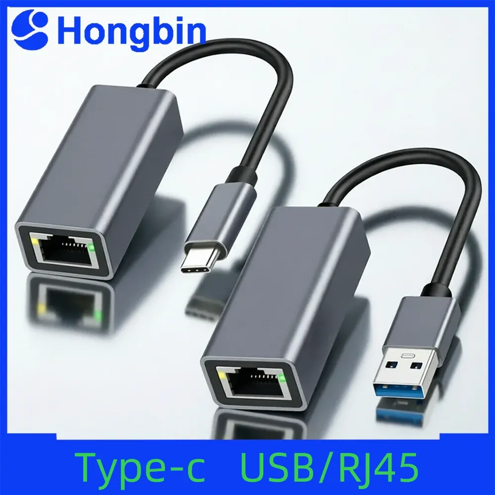 Adaptateur Ethernet USB-C 1000 Mbps, carte réseau USB 3.0 RJ45 pour MacBook, PC et Android