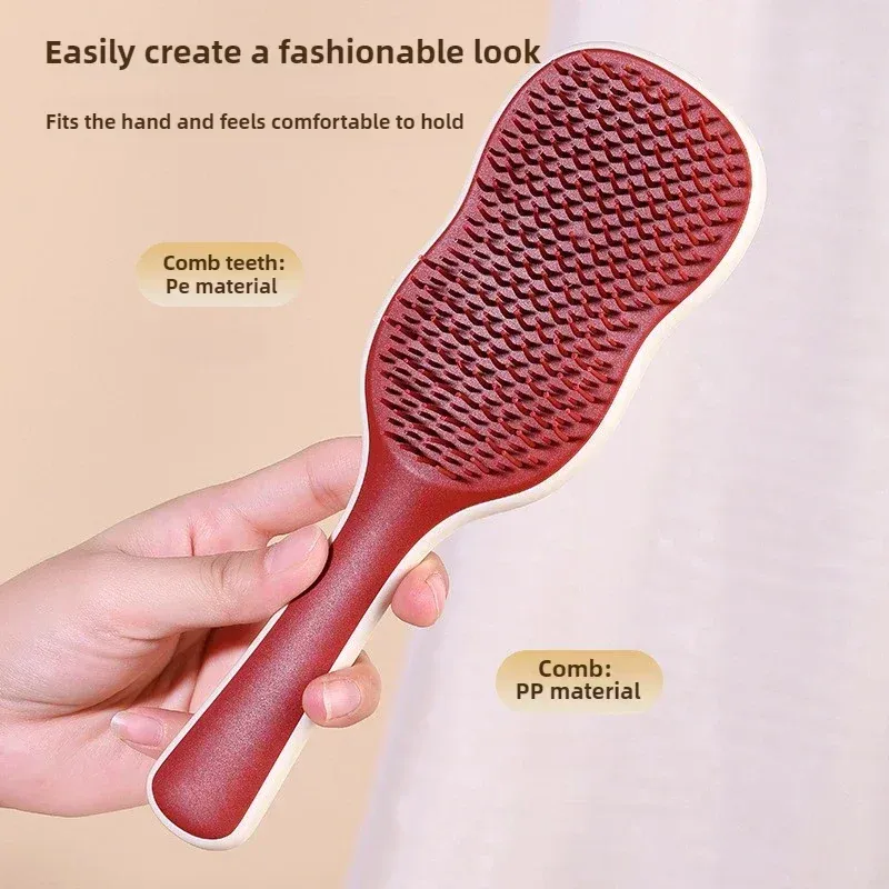 Peigne démêlant anti-emmêlage à effet massant – Brosse à cheveux bouclés à séchage rapide, outil de coiffure pour des cheveux sains 3