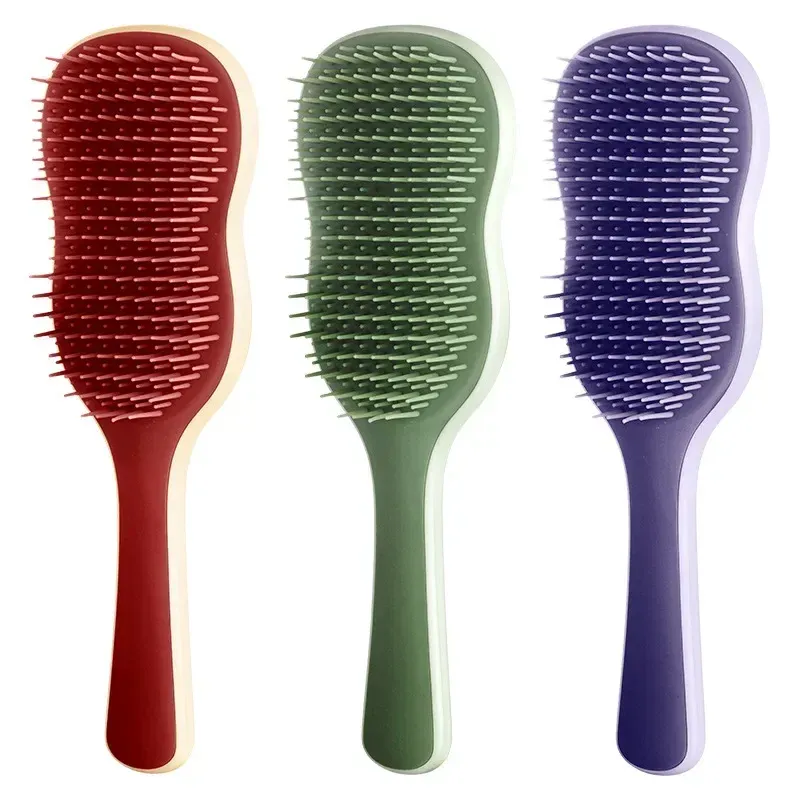 Peigne démêlant anti-emmêlage à effet massant – Brosse à cheveux bouclés à séchage rapide, outil de coiffure pour des cheveux sains 5