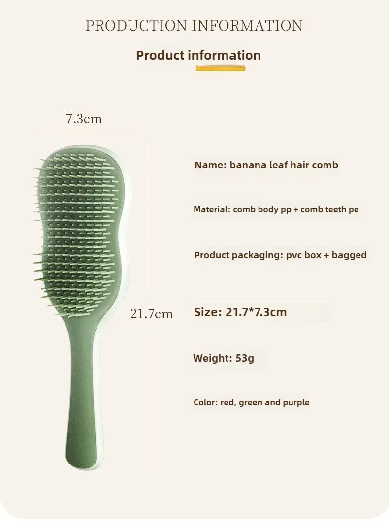 Peigne anti-emmêlement à massage, lifestyle