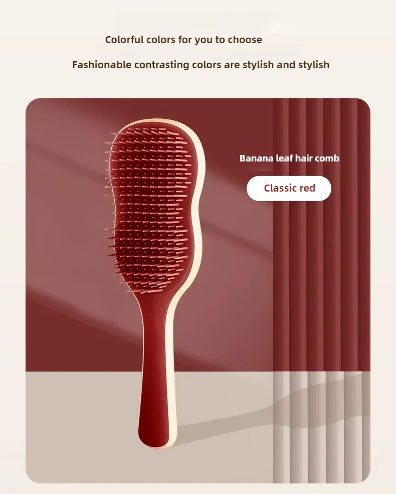 Peigne anti-emmêlement à massage, texture