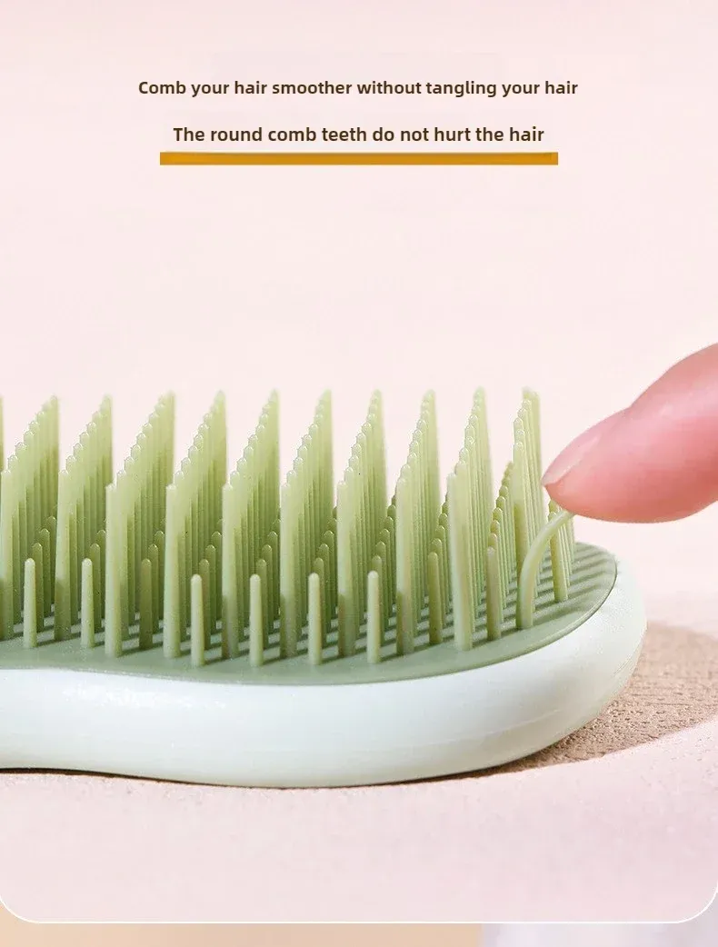Peigne anti-emmêlement à massage, finition